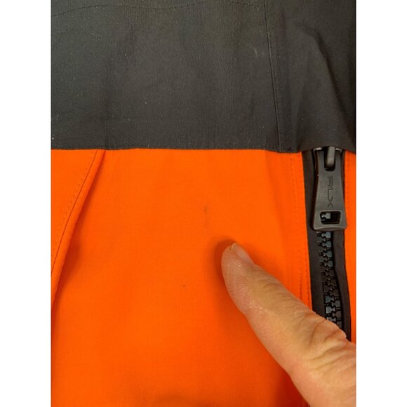 RLX Ralph Lauren Mens Orange Active Performance Jacket Size L RJ10625 GUC - Picture 15 of 16
